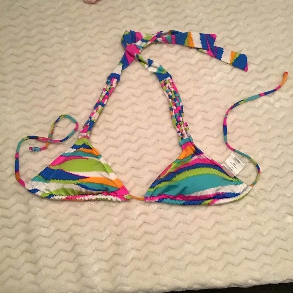 Island love bikini top swimsuit top